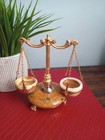 Vintage Onyx Scale Of Justice For Decoration Sculpture