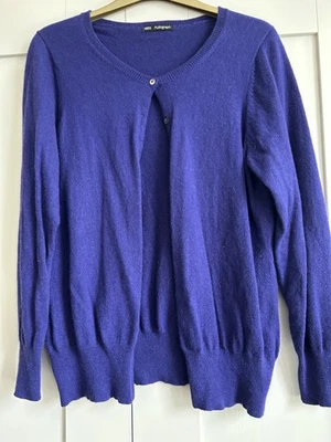 Marks and Spencer Autograph Cashmere Crew Neck Cardigan, Womens Size 16 - Image 1 of 4
