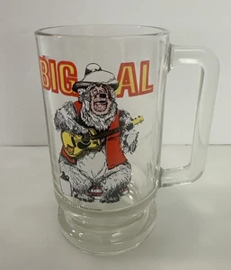 Vintage Walt Disney Productions Big Al Country Bears Jamboree Drinking Glass Mug - Picture 1 of 4