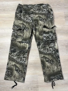 Realtree Camouflage Cargohose Herren Große 36-38 Grün Jagd Kordelzug Saum Taschen - Bild 1 von 7