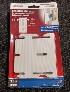 Ez-Shim,.  Quick-Align Hinge Shim For 3.5-In. Hinges, 18-Pk NIP Free Shipping  - Picture 1 of 1