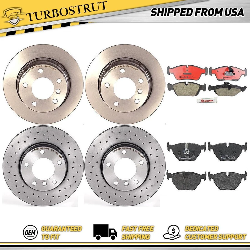 Kit de pastillas de freno delanteras traseras para BMW Z4 2003-2005 garantía de por vida Foto 1 de 1