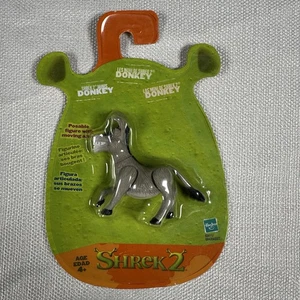 Shrek 2 Minis Hasbro Posable 3” Action Figure Donkey #68411 Dreamworks - Picture 1 of 4