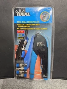 IDEAL 33-633 Coax Cable Compression Connector Installation Kit RG-59, RG-6, RG6Q - Picture 1 of 6