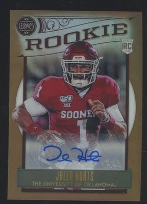 2020 Panini Legacy Bronze #142 Jalen Hurts RC Rookie AUTO 3/100 - Image 1 of 2