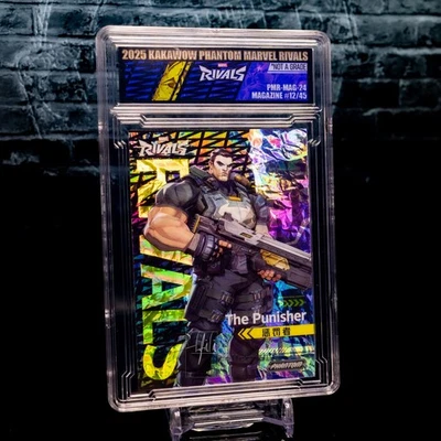Punisher Card Magazine PMR-MAG-24 #12/45 2025 Kakawow Phantom Marvel Rivals SLAB - Image 1 of 4