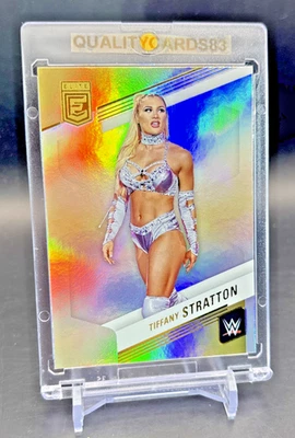TIFFANY STRATTON RAINBOW HOLO FOIL ELITE CARD WITH CASE WWE - Image 1 of 4