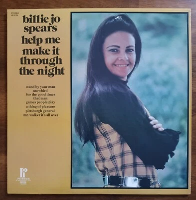 Billie Jo Spears Help Me Make It through The Night VInyl LP Record Album Foto 1 de 4