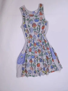 Matilda Jane In Full Bloom Light Blue Floral Summer Dress Girl's 16 Pockets - Picture 1 of 12