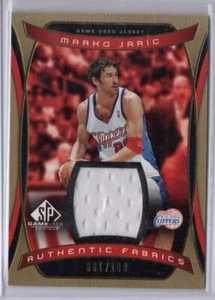 2004-2005 SP Game Used Basketball Marco Jaric Authentic Fabrics Gold Jersey Card - Picture 1 of 2