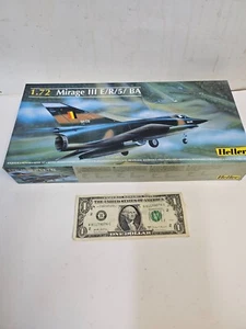 YR030 HELLER 1/72 Model Airplane 80323 Mirage III E/R/5/BA - NEW NO DECALS - Picture 1 of 3