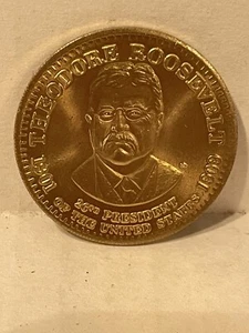 28. Präsident Shell Gas/Öl Präsidentensammlermünze Theodore Roosevelt - Bild 1 von 5