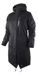 Nike Baseline Parka Jacket, Women's, Black, Small, New With Tags - Picture 1 of 14