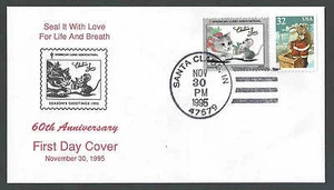 Cubierta 1995 60 aniversario Lung Assoc atado en cubierta caché - Imagen 1 de 1