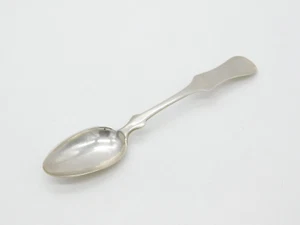 Victorian 750 Grade Eastern European Silver Fiddle Thread Serving Spoon c1890 - Picture 1 of 5