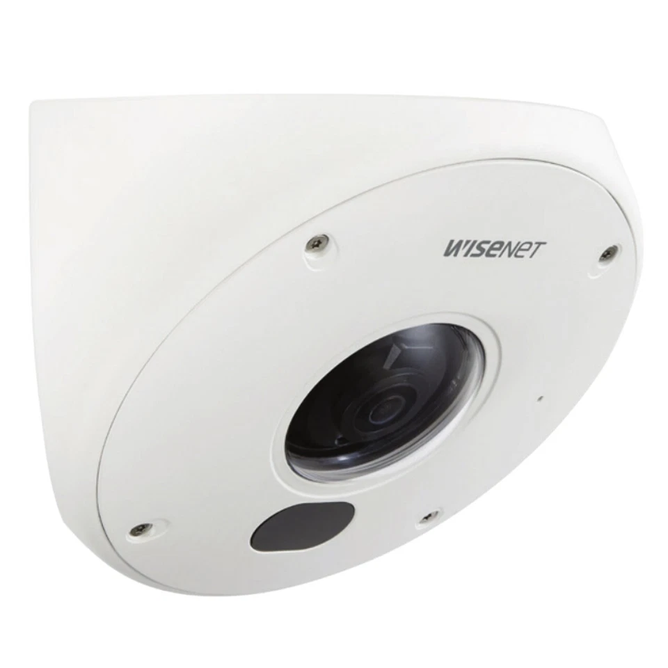 SAMSUNG BY Hanwha Techwin TNV-7010RC 3MP IR H.265 Outdoor Corner IP Security Cam - Image 1 of 4