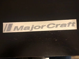 MajorCraft Fishing Rods & Lures - Car/SUV BLACK Decal 12"X1.75" - Picture 1 of 1