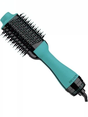 REVLON One-Step Volumizer Original 1.0 Secador de Pelo y Cepillo de Aire Caliente, Verde azulado Foto 1 de 4