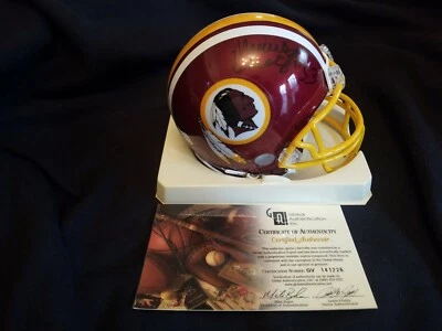 MINI CASCO AUTÓGRAFO FIRMADO A MANO AUTÉNTICO GENUINO DE MARCUS WASHINGTON LEGEND  Foto 1 de 4