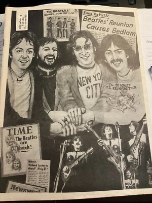 THE BEATLES Newsletter STRAWBERRY FIELDS FOREVER #25 Boston, MA Fan ~ FREE SHIP - Image 1 of 3