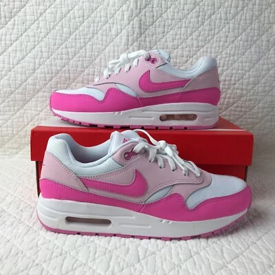 Nike Air Max 1 (GS) Zapatos Jóvenes Niños Talla 6Y Blanco/Rosa juguetón Espuma FZ3559-100 Foto 1 de 4