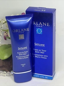 Orlane Satilane Foundation Matte Finish -Topaze 34 - 1.3 oz Full Size-New in Box - Picture 1 of 5