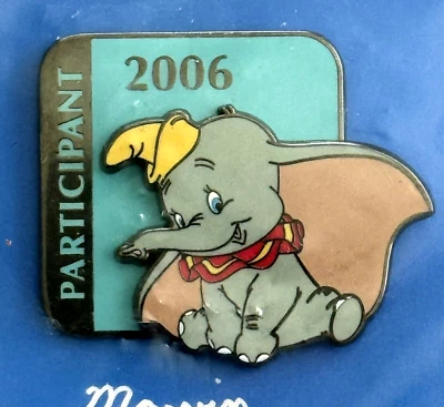 NEW SEALED 2006 DISNEYUNITED WAY CAST MEMBER EXCLUSIVE PARTICIPANT DUMBO LE PIN - Image 1 of 3