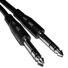 0.5m 6.35mm 1/4 inch Stereo Jack Plug tok Plug Audio Cable Lead