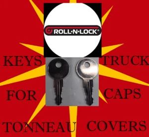 ROLL N LOCK SET OF 2 KEYS RL011 TONNEAU COVER RNL TRUCK BED COVER KEYS - Picture 1 of 1