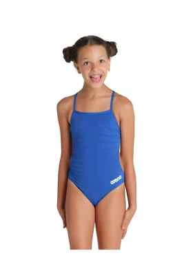Arena Girl's Team Swimsuit Challenge Solid Swimming Costume Blue BNWT - Image 1 of 3