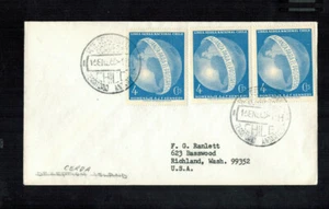 A-1292**CHILE ANTARCTIC 1964  CERDA BASE CANCEL COVER TO RICHLAND, WASHINGTON - Picture 1 of 2