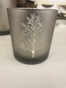 Candle Glass Tea Light/ Candle Holders. 3 Different Sizes. Christmas Design - Picture 1 of 6