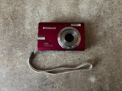Polaroid T730 7.0MP Digital Camera - Red D3-2(11) - Image 1 of 4