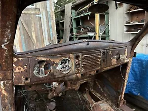 Thrashed 1939 ford dash deluxe Hot Rat Rod Model A Roadster Coupe Sedan 32 Clock - Bild 1 von 10