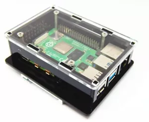 Case for Raspberry Pi model 4B, DIN rail version 2 - Zdjęcie 1 z 5