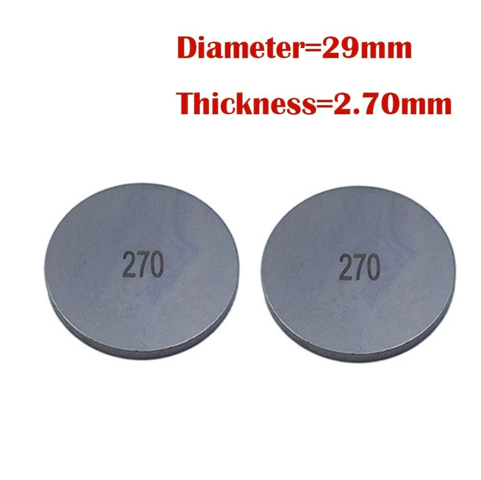 2PCS 29mm Valve Shim Thickness 2.7mm for Kawasaki ZN KZ for Yamaha XS XJ Vintage - Image 1 of 1