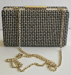 Bolso bandolera/cartera de mano Starlet de noche con cadena de 23"  - Imagen 1 de 6