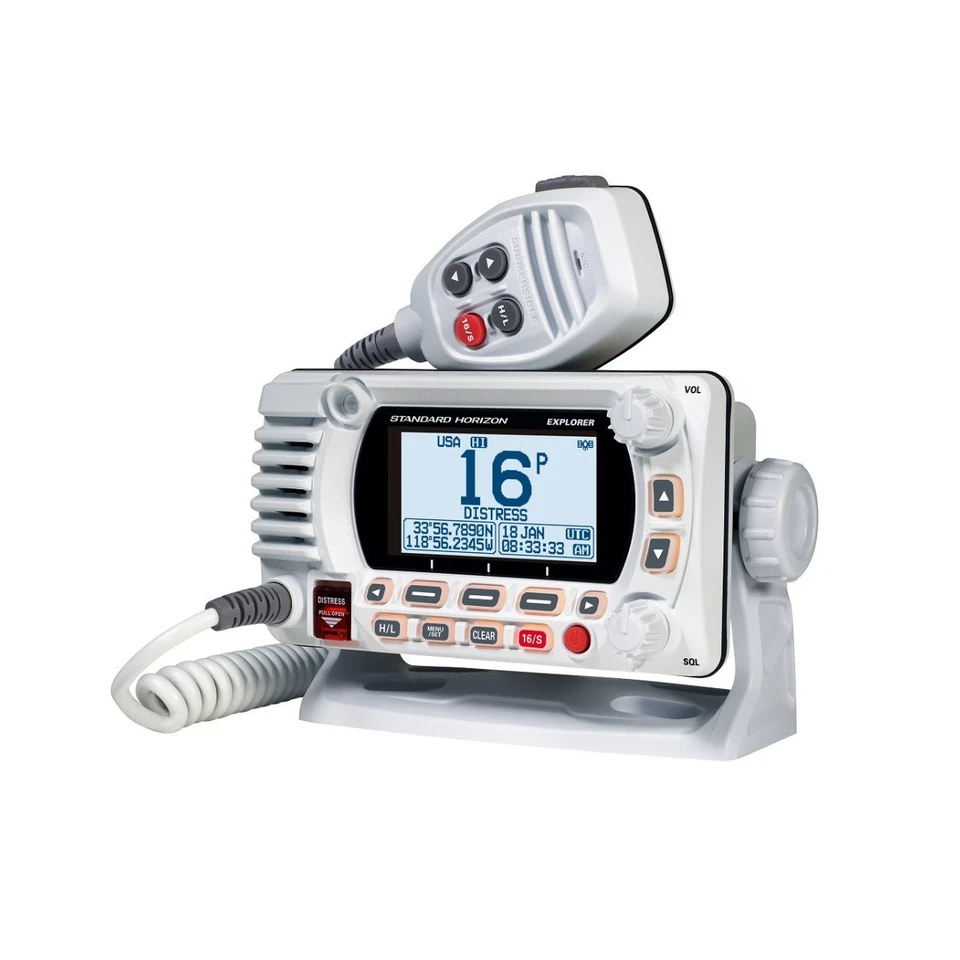 Radio marina VHF estándar Horizon GX1800GPS con GPS incorporado (blanco) Foto 1 de 1