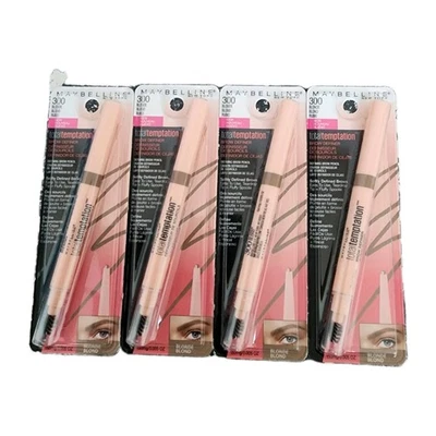 Lot of 4 Maybelline Total Temptation Brow Definer in Blonde #300 0.005 oz. - Image 1 of 4