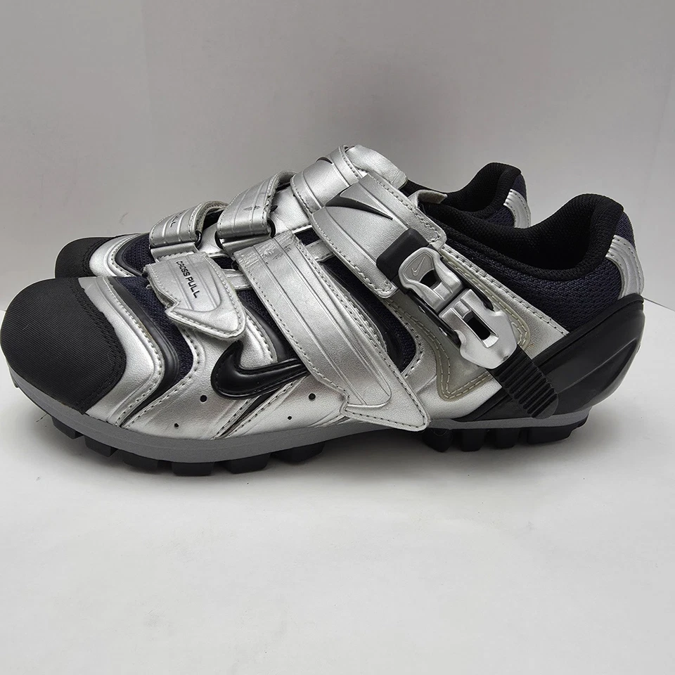 De colección Nike ACG YVR Plus Zapatos de Ciclismo Cromados Para Hombre 9.5 SPD Sin Clip MTB 275218 '07 Foto 1 de 4