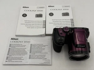 Nikon Coolpix B500 Digital Camera (Purple) - USED - Picture 1 of 12