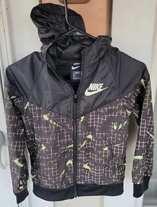 Nike Sportswear Windrunner Jacket XS Multicolor Youth Kids Hooded Swoosh Logo NR - Picture 1 of 5