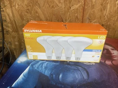 Sylvania BR30 LED Flood Light Bulb, 100W 4 Pack - Image 1 of 3