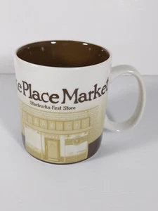 Vintage 2008 Starbucks Coffee Tea Pike Place Market First Store Ceramic Mug Cup - Picture 1 of 5