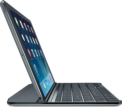 Logitech Ultrathin Magnetic Clip-On Keyboard Cover for iPad Air, Space Gray  - Image 1 of 4