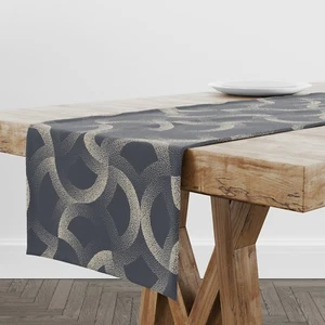Table Runner Abstract Lines | Unique Design Table Decor | Made in EU - Picture 1 of 3
