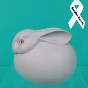 Estatuillas Department 56 Bunny Spring Huevo de Pascua Bisque Lavanda Conejo - Imagen 1 de 7