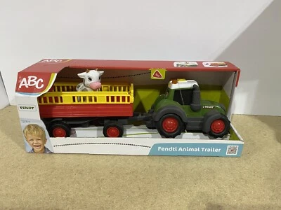 Happy Fendt Lights And Sound Tractor With Animal Trailer by Dickie Toys - Image 1 of 4