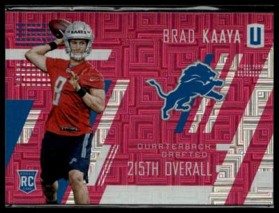 2017 Panini Unparalleled #202 Brad Kaaya Pink #/299 - Image 1 of 2
