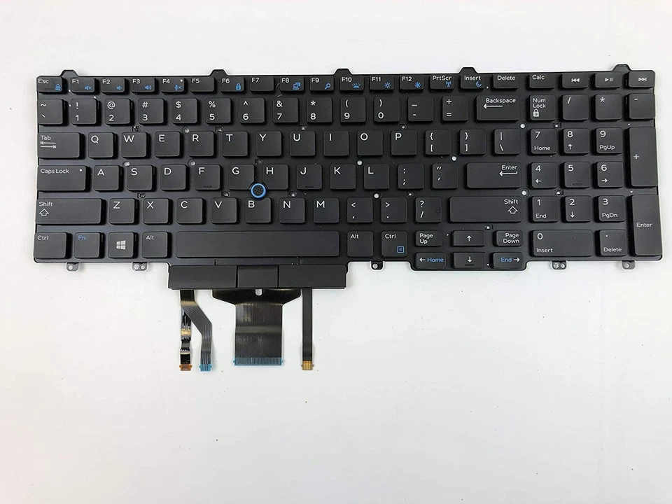 Dell 0383D7 106-Key Backlit Keyboard for Latitude E5580 Precision 7510 - Image 1 of 1